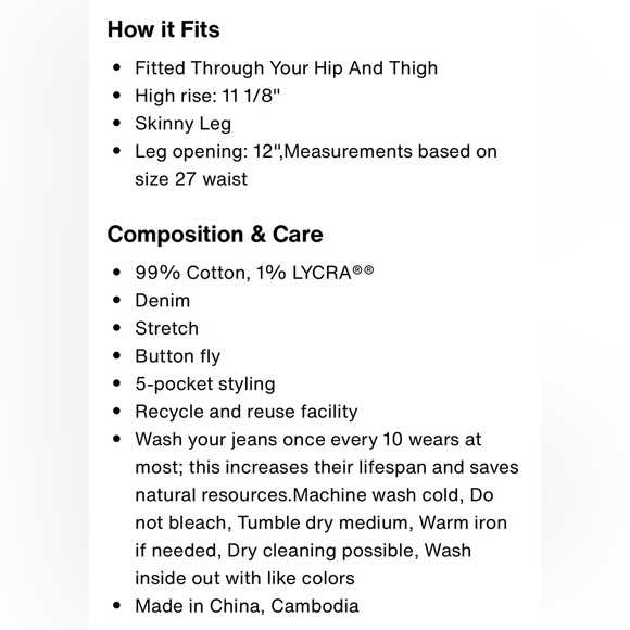 Levi's® Premium
501® SKINNY WOMEN'S JEANS - Picture 5 of 8